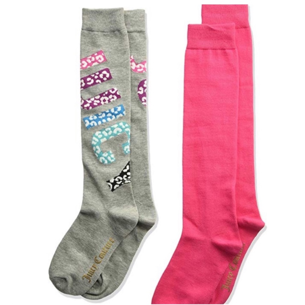 Juicy Couture Two Pack Logo Socks